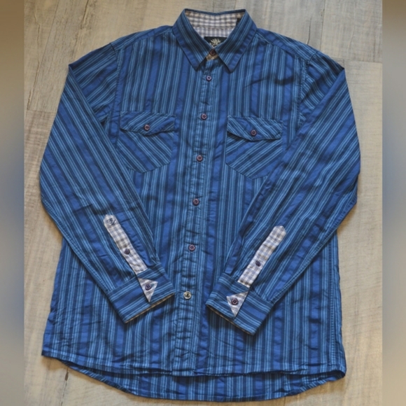 Striped Men's Button Down - Picture 1 of 7